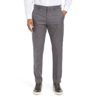 Nordstrom Men's Shop Non-Iron Athletic Fit Textured Pants | Nordstrom
