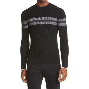 Z Zegna Tech Rib Stripe Sweater | Nordstrom