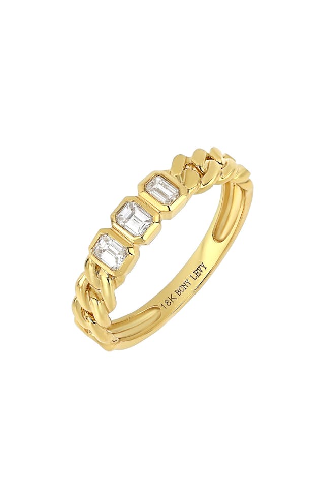 Bony Levy Varda Diamond Chain Ring | Nordstrom