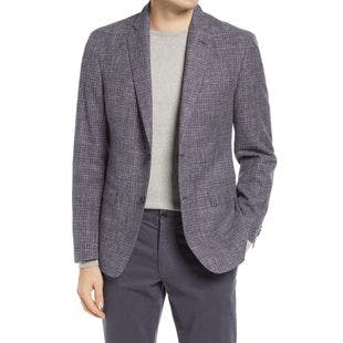 JB Britches Check Cotton & Wool Blend Sport Coat | Nordstrom
