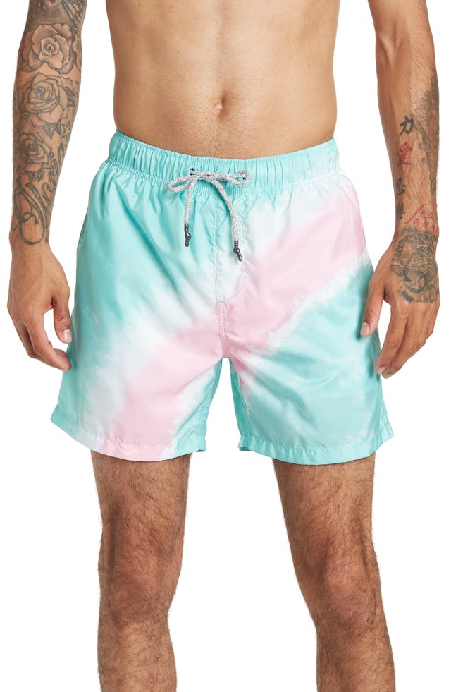 Vintage Summer Ponji Printed Swim Shorts | Nordstrom
