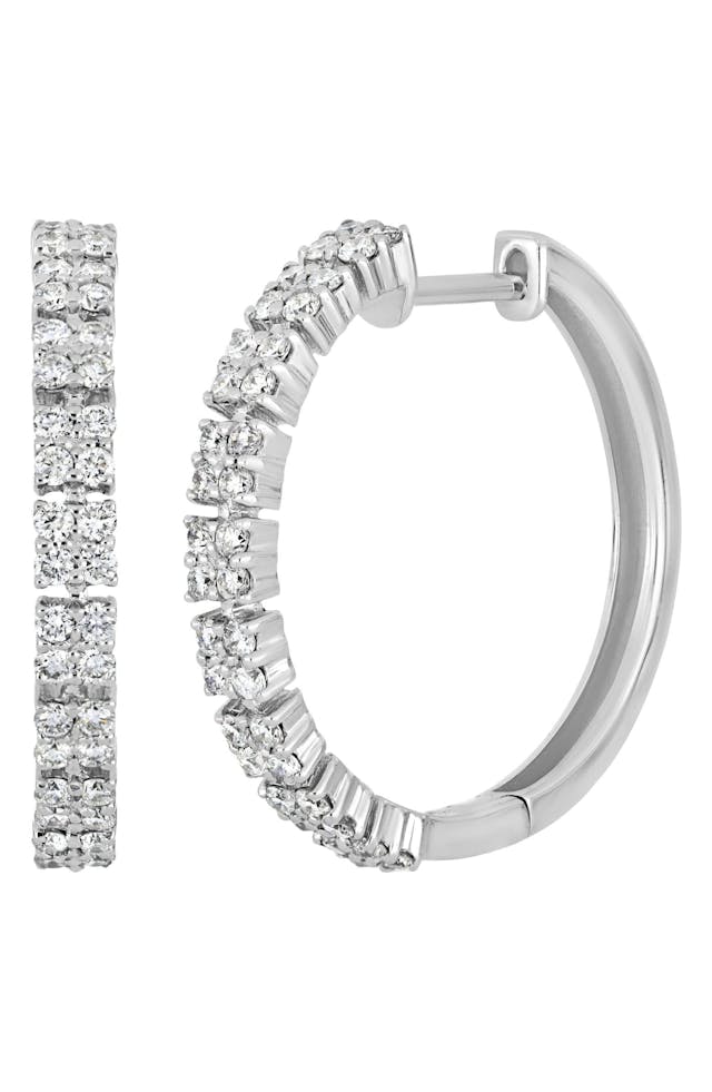 Bony Levy Diamond Hoop Earrings | Nordstrom