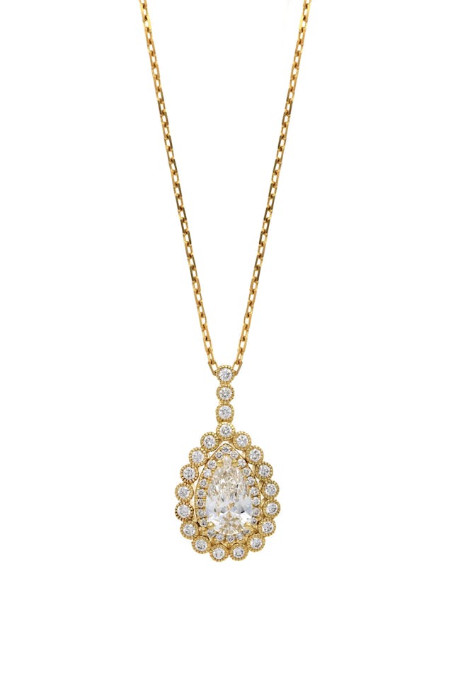 Bony Levy Pear Diamond Luxe Pendant Necklace | Nordstrom