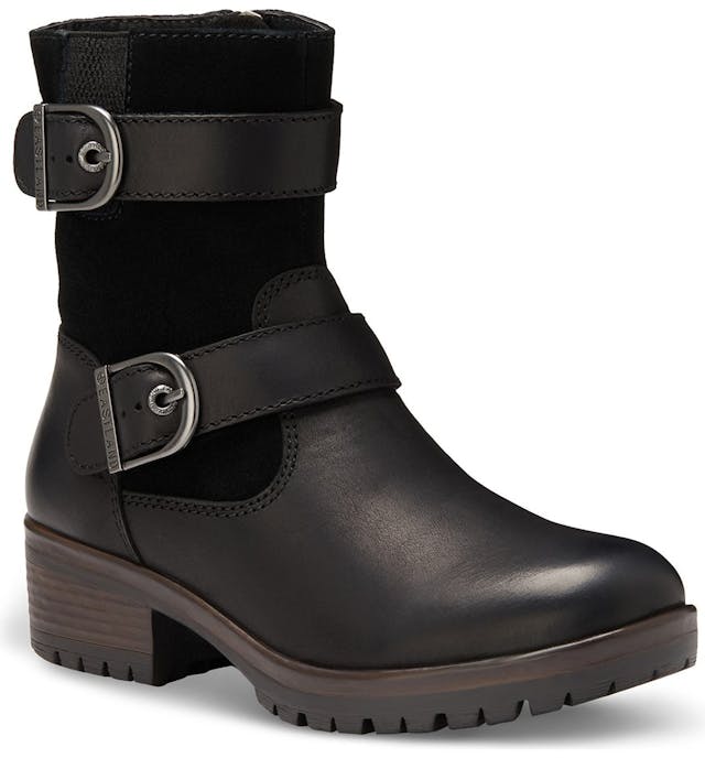 Gracie Leather Double Buckle Boot | Nordstromrack