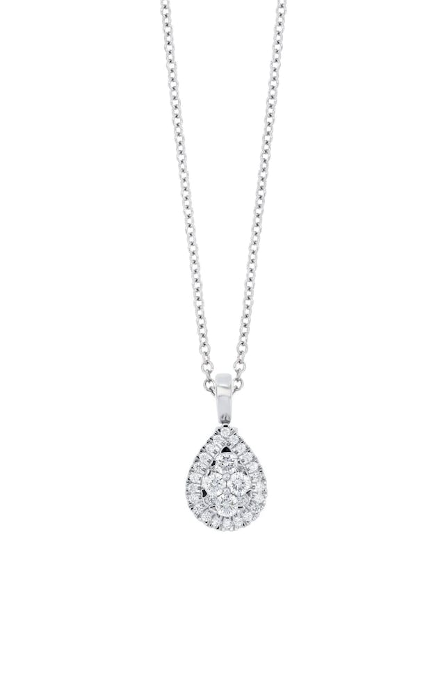 Bony Levy Mika Pear Diamond Cluster Pendant Necklace | Nordstrom