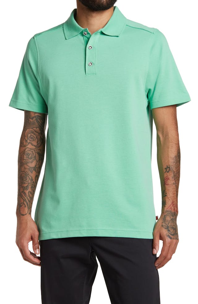 TOES ON THE NOSE Putt Short Sleeve Polo Shirt | Nordstromrack