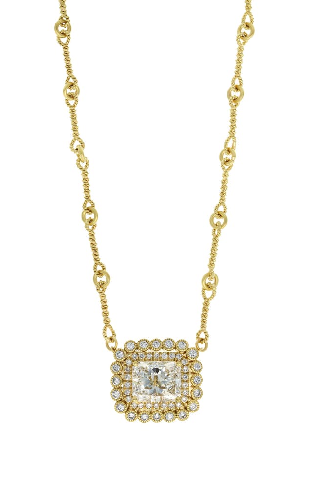 Bony Levy Diamond Bamboo Luxe Pendant Necklace | Nordstrom
