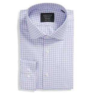 Nordstrom Men's Shop Trim Fit Gingham Dress Shirt (Tall & Big) | Nordstrom