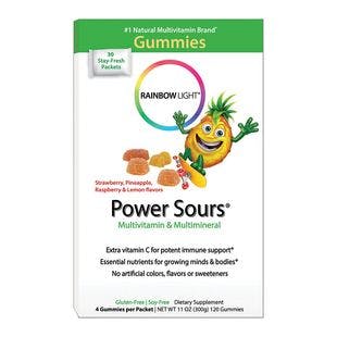 Rainbow Light Power Sours Gummies, Multivitamin & Multimineral Single-Serve Packets Sour Fruit | Walgreens