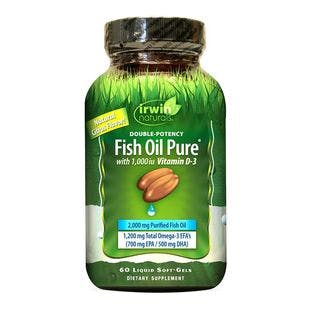 Irwin Naturals Double-Potency Fish Oil with Vitamin D3, Softgels | Walgreens