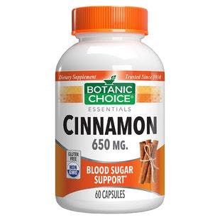 Botanic Choice Cinnamon 650 mg Herbal Supplement Capsules | Walgreens