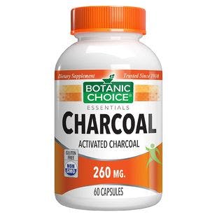 Botanic Choice Charcoal 260 mg Dietary Supplement Capsules | Walgreens
