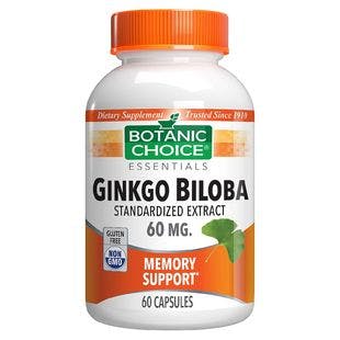 Botanic Choice Ginkgo Biloba Extract 60 mg Herbal Supplement Capsules | Walgreens