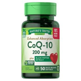 Nature's Truth CoQ-10 200mg Plus Black Pepper Extract | Walgreens