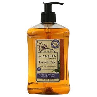 A La Maison de Provence, Hand & Body Liquid Soap, Lavender Aloe, 16.9 fl oz (500 ml) - iHerb