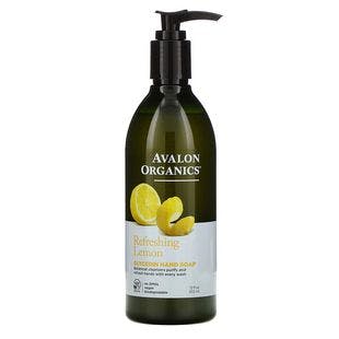 Avalon Organics, Glycerin Hand Soap, Refreshing Lemon, 12 fl oz (355 ml) - iHerb