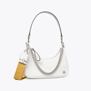 151 Mercer Patent Small Crescent Bag : Women's Designer Crossbody Bags | Tory Burch
