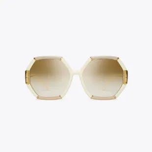 Eleanor Geometric Sunglasses: Women's Designer Sunglasses & Eyewear | Tory Burch