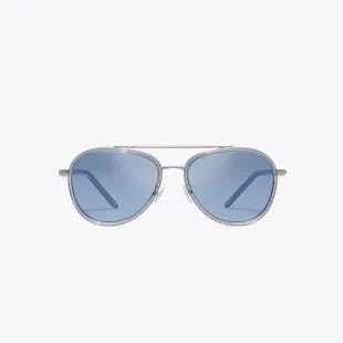 Eleanor Pilot Sunglasses: Women's Designer Sunglasses & Eyewear | Tory Burch
