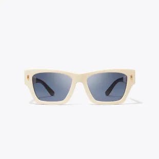 Miller Geometric Sunglasses: Women's Designer Sunglasses & Eyewear | Tory Burch