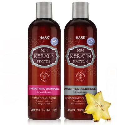 HASK Keratin Protein Smoothing Shampoo and Conditioner (12 oz., 2 pk.) - Sam's Club