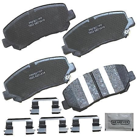CQ Professional Platinum Ceramic Brake Pads - Front (4-Pad Set) PXD1623H: Advance Auto Parts