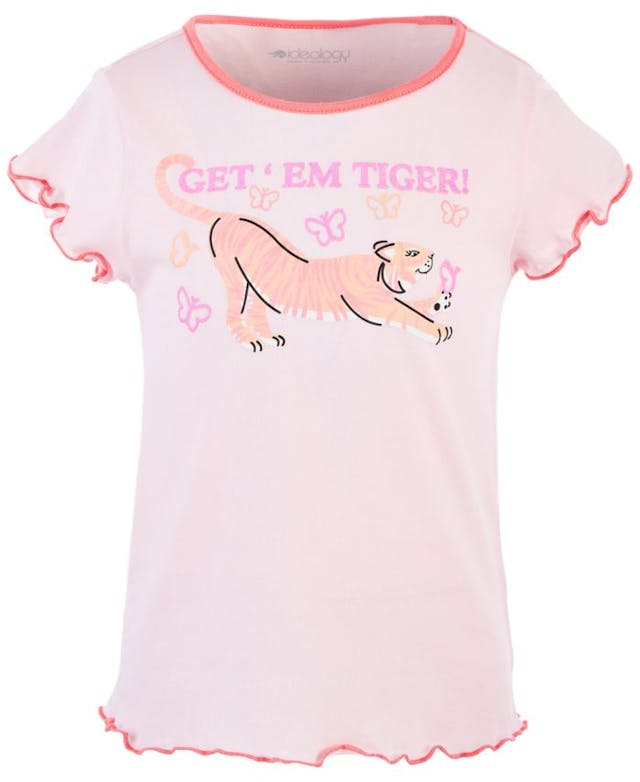 Ideology Toddler Girls Scalloped-Edge Graphic Cotton T-Shirt, Created for Macy's & Reviews - Shirts & Tops - Kids - Macy's