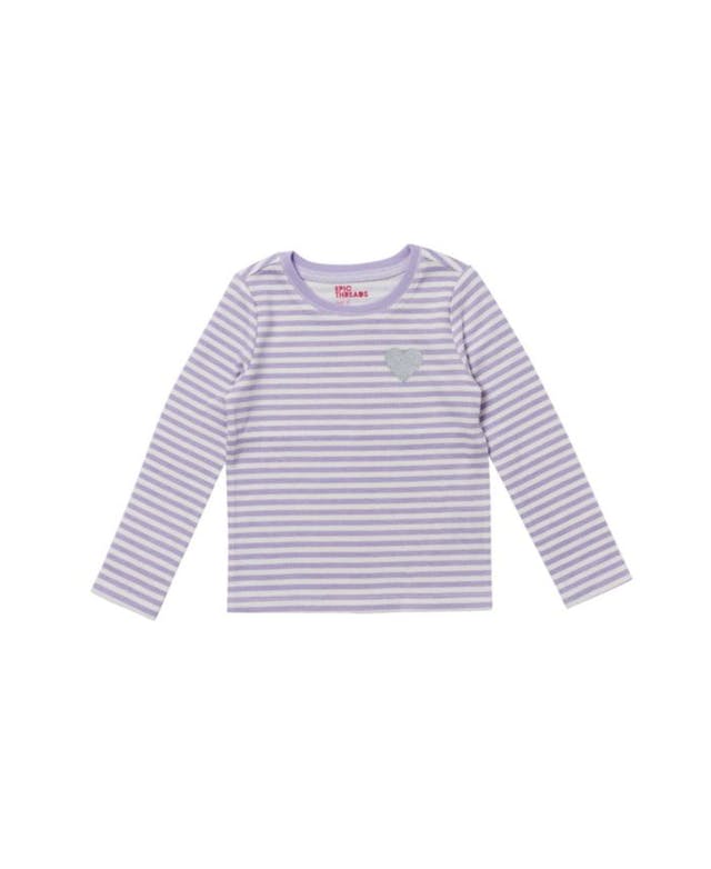 Epic Threads Little Girls Long Sleeve Striped Thermal Top & Reviews - Sweaters - Kids - Macy's