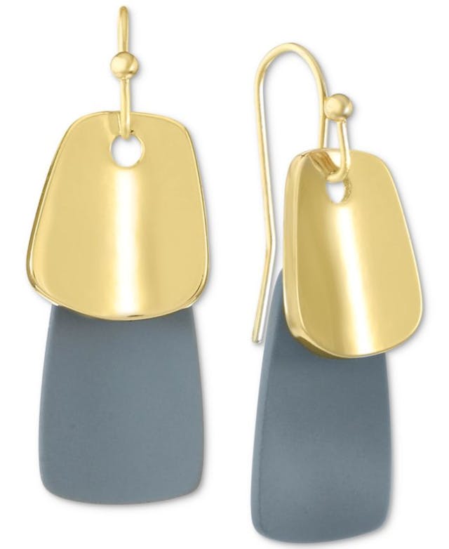 Alfani Gold-Tone & Gray Paddle Drop Earrings, Created for Macy's  & Reviews - Earrings - Jewelry & Watches - Macy's
