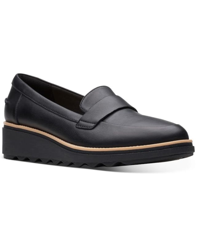 Clarks Collection Women's Sharon Gracie Platform Loafers, Created for Macy's & Reviews - Slippers - Shoes - Macy's