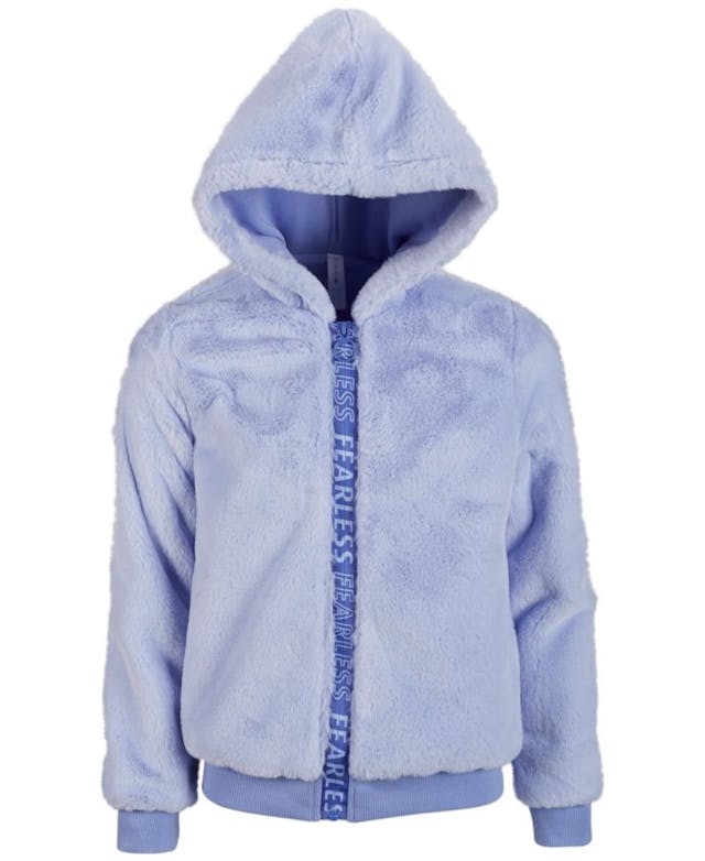 Ideology Big Girls Fuzzy Fleece Zip-Up Jacket, Created for Macy's & Reviews - Coats & Jackets - Kids - Macy's