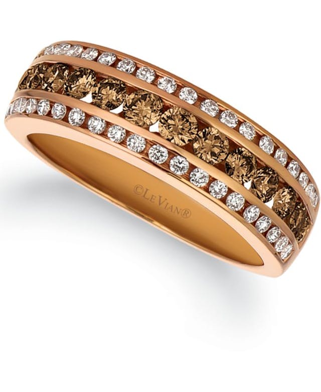 Le Vian Multi-Color Diamond Ring (7/8 ct. t.w.) in 14k Rose Gold & Reviews - Rings - Jewelry & Watches - Macy's