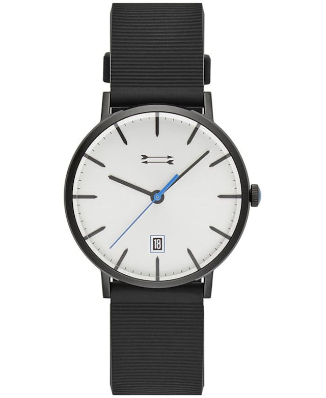 Uri Minkoff Men's Norrbro Black Silicone Strap Watch 40mm & Reviews - Watches - Jewelry & Watches - Macy's