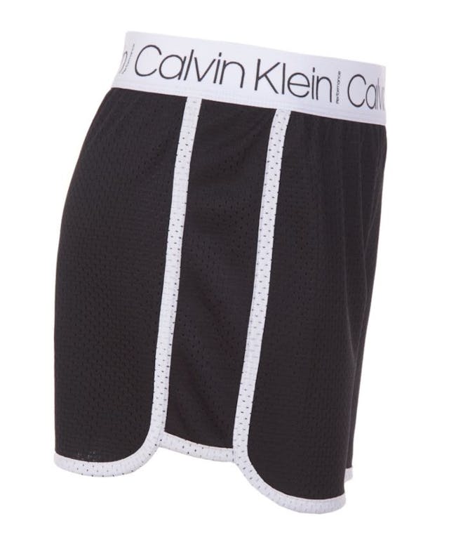 Calvin Klein Big Girls Mesh Sport Shorts with Logo Taping & Reviews - Shorts - Kids - Macy's