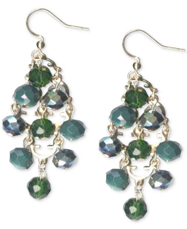 Style & Co Gold-Tone Beaded Kite Drop Earrings, Created for Macy's  & Reviews - Earrings - Jewelry & Watches - Macy's