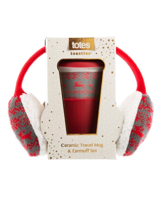 Isotoner Signature Totes Women's Travel Mug and Fair Isle Ear Muff Gift Set & Reviews - Handbags & Accessories - Macy's