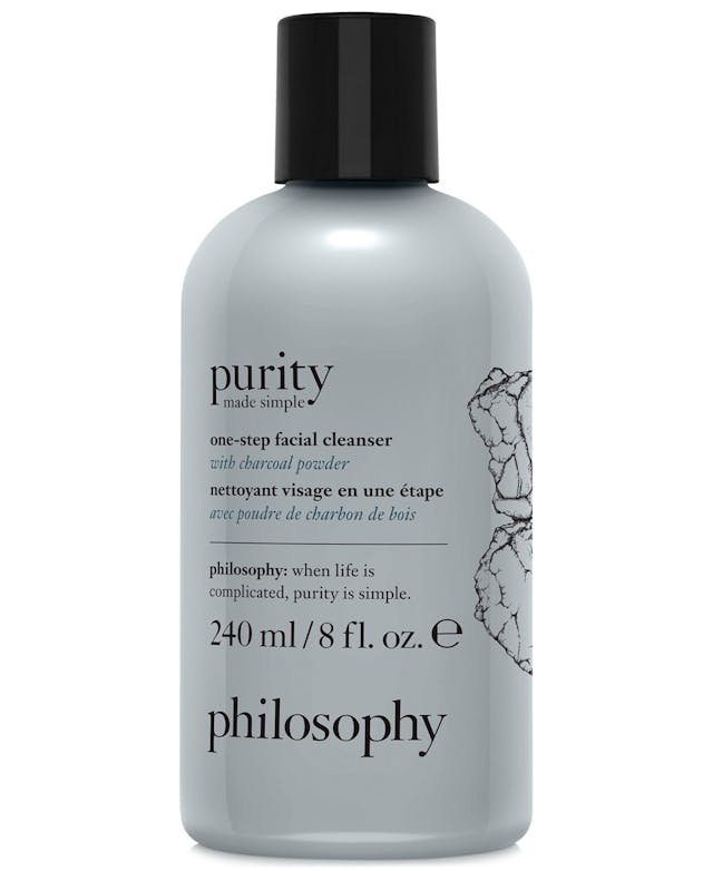 Philosophy Purity Made Simple One-Step Facial Cleanser With Charcoal Powder & Reviews - Skin Care - Beauty - Macy's
