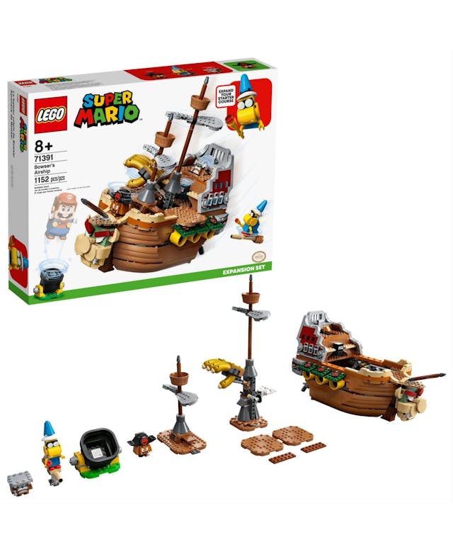LEGO® Bowser's Airship Expansion 1152 Pieces Toy Set & Reviews - All Toys - Macy's