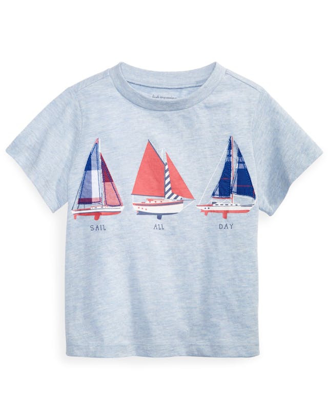First Impressions Toddler Boys Sail-Print T-Shirt, Created for Macy's & Reviews - Shirts & Tops - Kids - Macy's