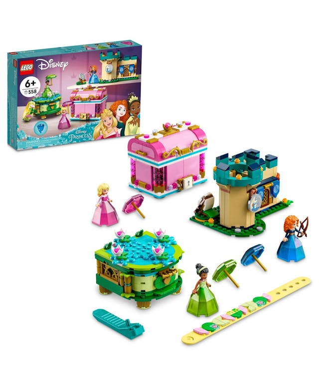 LEGO® Disney Aurora, Merida and Tiana's Enchanted Creations Building Kit, Jewelry Box Set, 558 Pieces & Reviews - All Toys - Macy's
