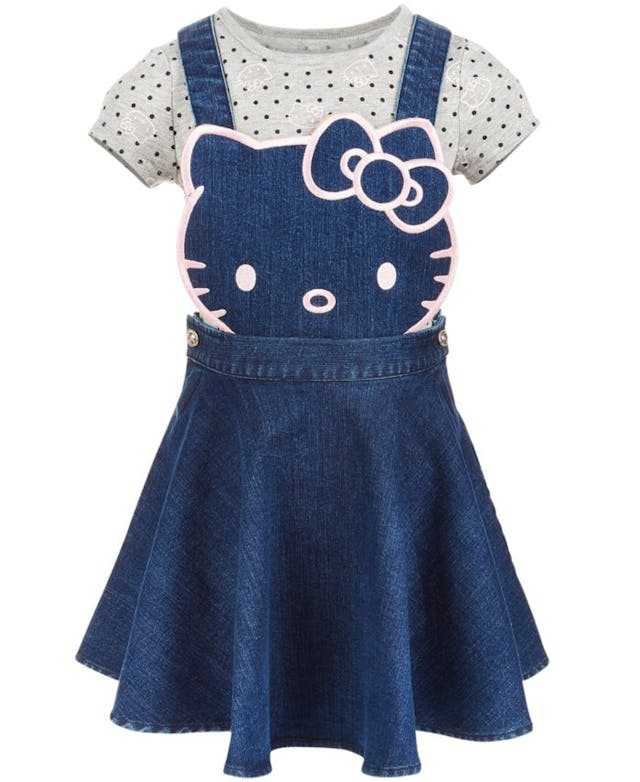 Hello Kitty Toddler Girls 2-Pc. Denim Skirtall & T-Shirt Set & Reviews - Sets & Outfits - Kids - Macy's