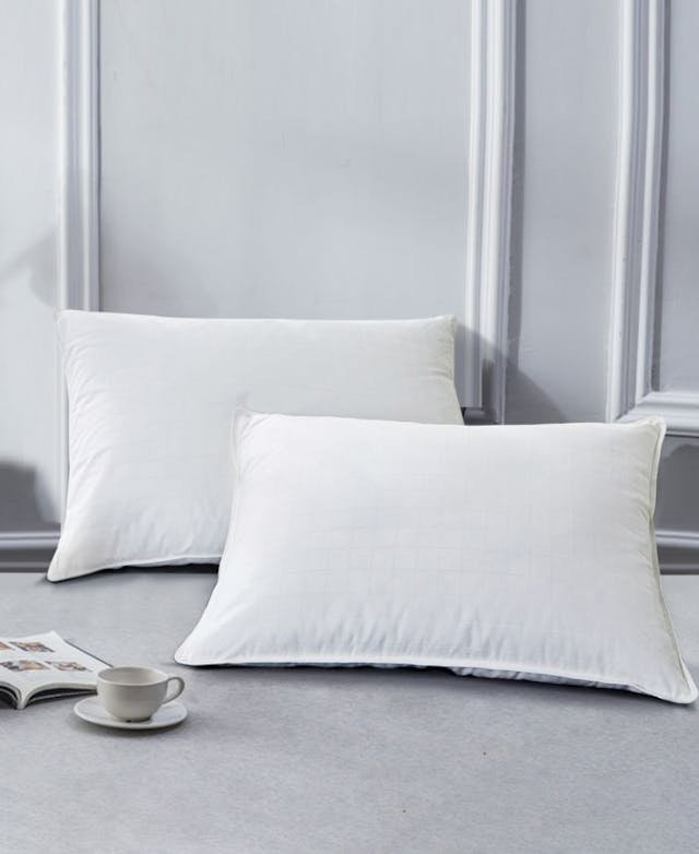 UNIKOME 2 Pack White Goose Feather Down Bed Pillows, Size- Standard & Reviews - Pillows - Bed & Bath - Macy's