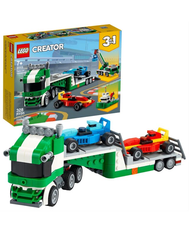 LEGO® Race Car Transporter 328 Pieces Toy Set & Reviews - All Toys - Macy's