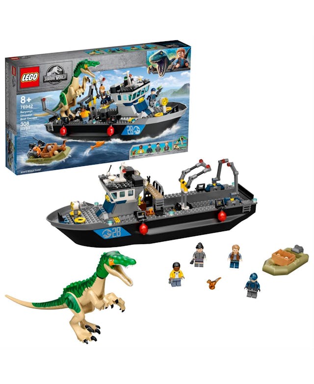 LEGO® Baryonyx Dinosaur Boat Escape 308 Pieces Toy Set & Reviews - All Toys - Macy's