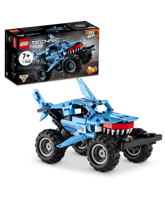LEGO® Technic Monster Jam Megalodon Model Building Kit, a 2-in-1 Build for Kids, 260 Pieces & Reviews - All Toys - Macy's