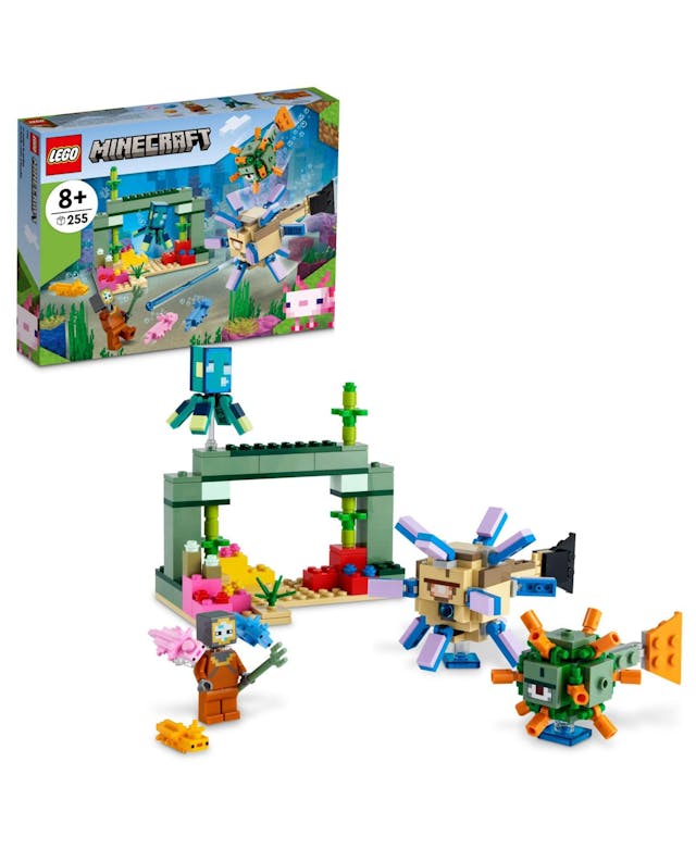 LEGO® Minecraft the Guardian Battle Building Kit, Underwater Adventure Play set, 255 Pieces & Reviews - All Toys - Macy's