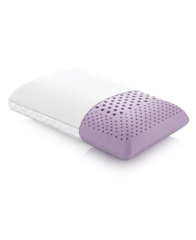 Malouf Z Zoned Lavender Mid Loft King Pillow with Aromatherapy Spray & Reviews - Home - Macy's