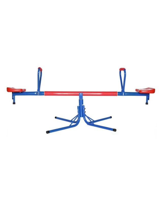 Playberg Extendable Outdoor Red and Blue Metal Rotating Seesaw & Reviews - Home - Macy's