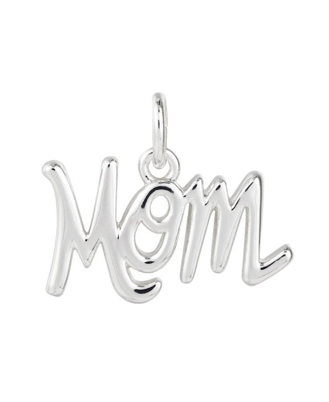 Unwritten Fine Silver Plated "Mom" Charm & Reviews - Fashion Jewelry - Jewelry & Watches - Macy's