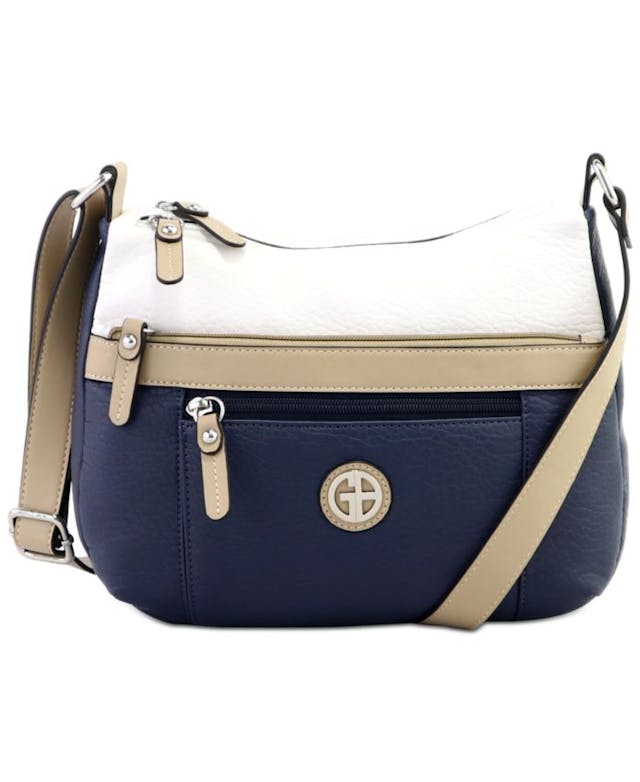Giani Bernini Colorblock Pebble Hobo, Created for Macy's & Reviews - Handbags & Accessories - Macy's